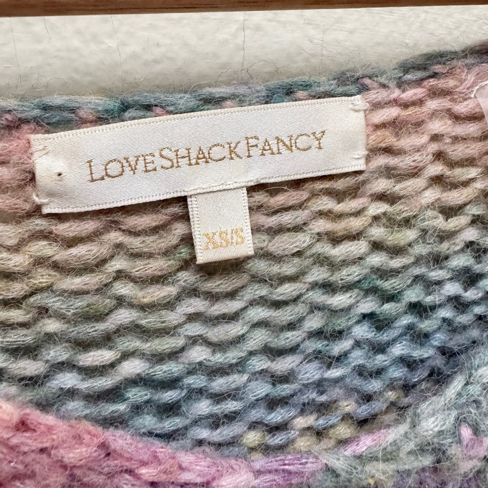 LoveShackFancy Alpaca & Mohair Rio Rainbow Pullover - Picture 11 of 13